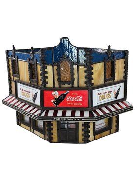 Forma Vitrum Coca Cola Corner Drugs 1940s #11903 Vintage 1997 Bill Job